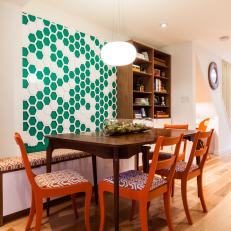 Bright, Colorful Dining Room