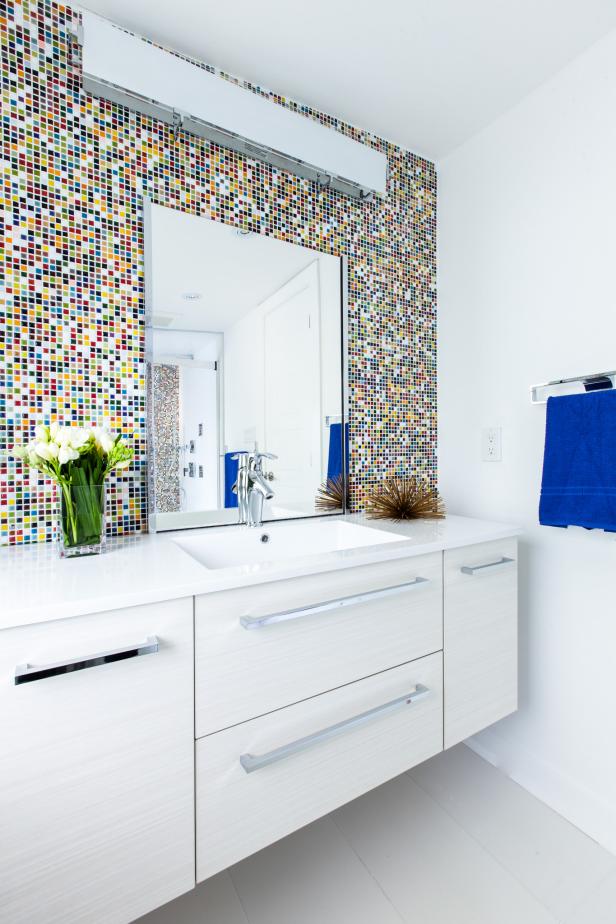 9 Bold Bathroom Tile Designs Hgtv S Decorating Design Blog Hgtv