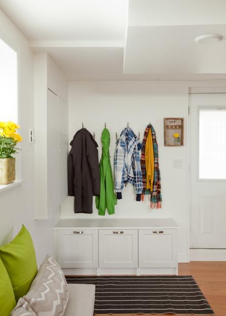 After: Functional Mudroom