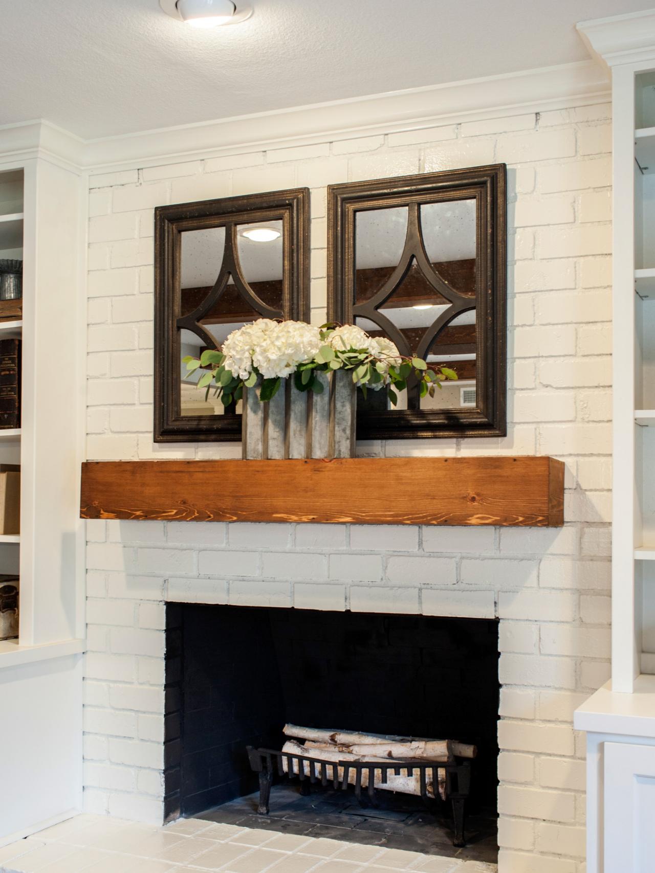 15 Gorgeous Painted Brick Fireplaces | HGTV's Decorating & Design Blog ...