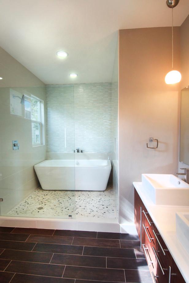 Spa Like Wet Room In Contemporary Bathroom Hgtv