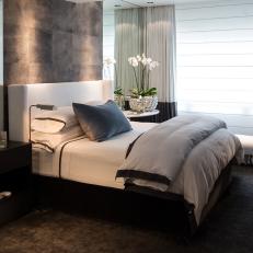 Modern Bedroom With Gray & White Palette