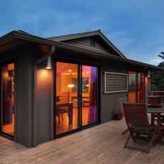 Modern Home Features New Wraparound Deck, Windows & Sliders