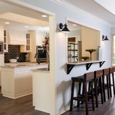 Renovated Kitchen With Breakfast Bar 