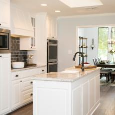 Renovated Kitchen With Recessed Lighting 