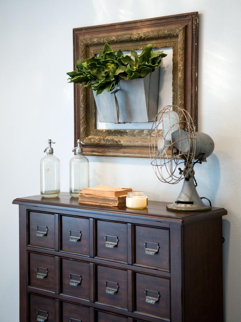 Wooden Chest in Entryway 