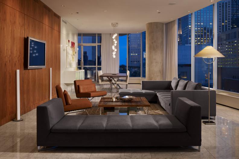 Neutral Urban Modern Living Room 
