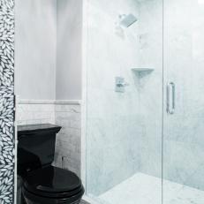 Luxurious & Lovely Carrara Marble Shower