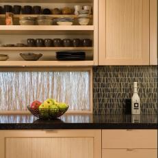 Materials Bring Out Texture in Kitchen