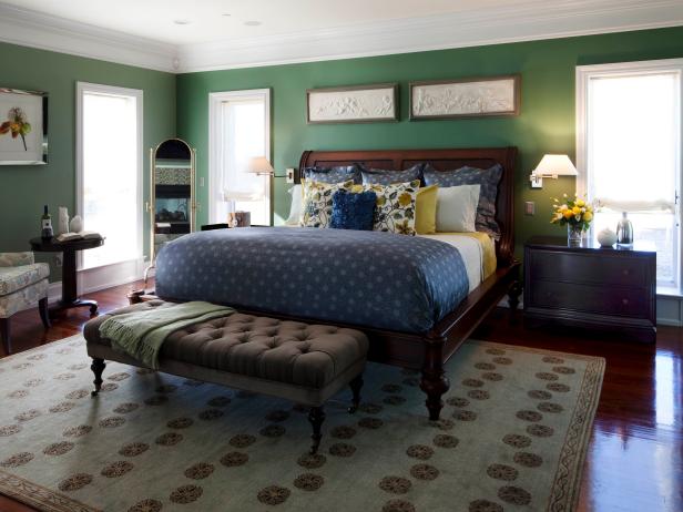 Green Eclectic Bedroom Photos HGTV