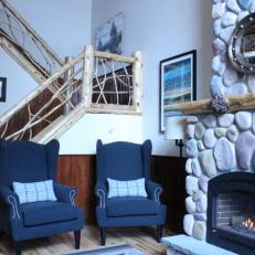 Ski Retreat Living Room in Lake Placid