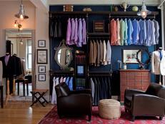 Masculine Tailor Shop With Leather Chair and Vintage Furniture