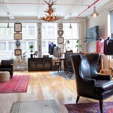 Eclectic, Masculine Tailor Shop Full of Vintage Inspiration