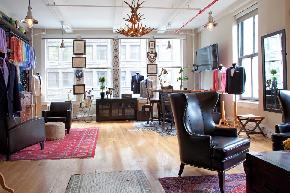 Transitional Masculine Tailor Shop Full of Vintage Inspiration