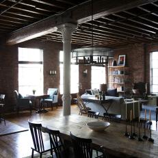 Rustic New York City Loft Full of Architectural Details