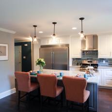 Open Kitchen With Transitional Style