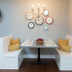 Dining Area With Built-In Breakfast Nook 
