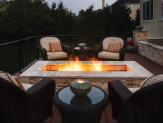 Patio Sitting Area With Fire Pit
