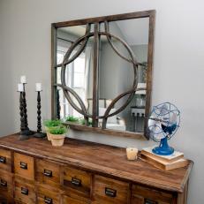 Rustic Dresser and Mirror