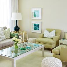 Mid-Century Modern Living Room Decor From Sarah Sees Potential