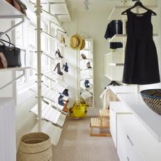 Gorgeous, Industrial Walk-In Closet From Sarah Sees Potential