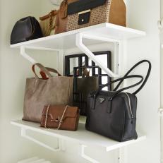 Industrial Closet Shelves From Sarah Sees Potential