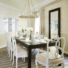 Light and Airy Traditional Dining Room From Sarah Sees Potential