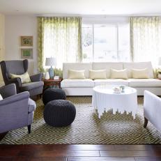 Bright, Eclectic Living Room From Sarah Sees Potential