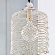 Wire Mesh Pendant Light From Sarah Sees Potential