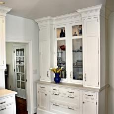 White Cottage Kitchen Cabinet