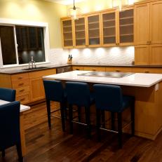 Transitional Kitchen is Clean, Streamlined