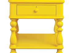 yellow side table