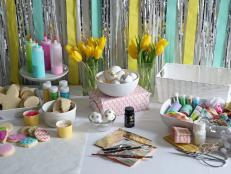 Easter Craft Party: Table