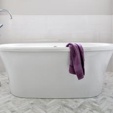 Freestanding Tub in Contemporary Master Bath