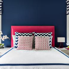 Blue and Pink Combine in Contemporary Teen's Room