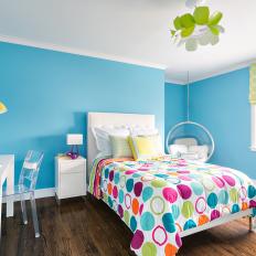 Contemporary Teen's Room With Loads of Personality