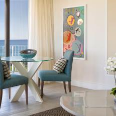 Seaside Dining Space With Modern Flair
