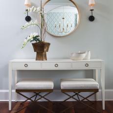 Eclectic Entryway is Welcoming, Stylish