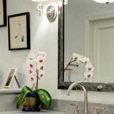 Traditional Sconce and Bathroom Mirror
