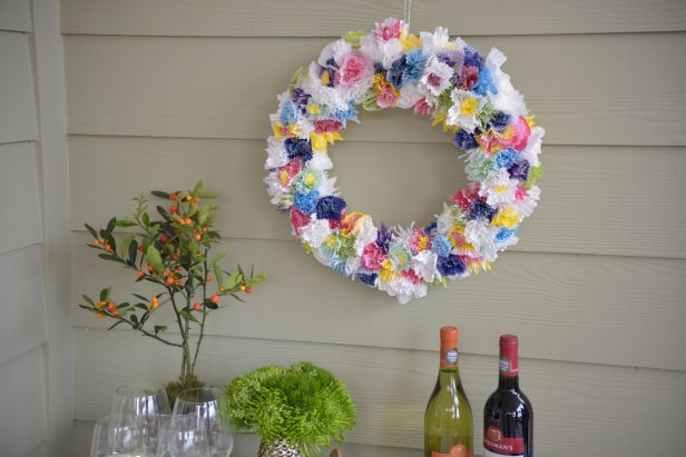 How to Make a Cupcake Liner Wreath