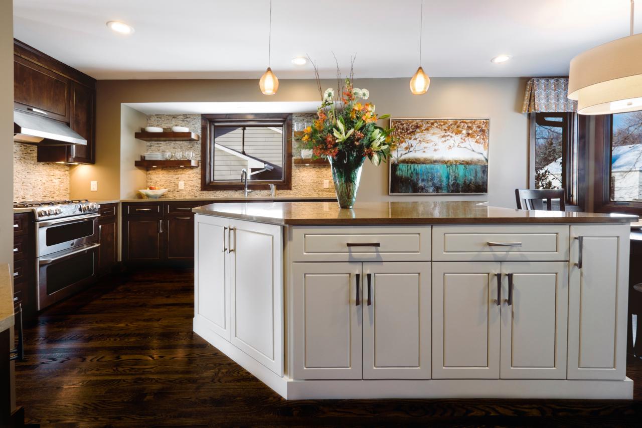 White Kitchen Cabinets With Brown Island dark brown kitchen cabinets with white island cabinet designs