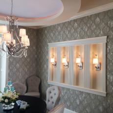 Traditional Chandelier and Sconces