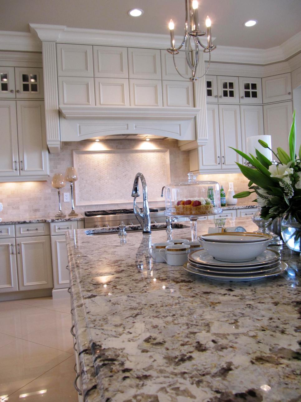 White Traditional Kitchen With Range Hood | HGTV