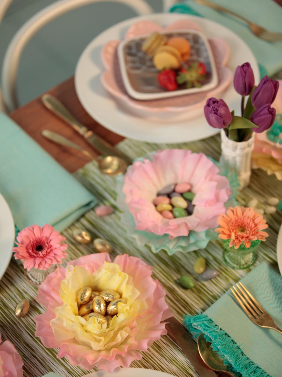 DipDyed Coffee Filter Flowers HGTV