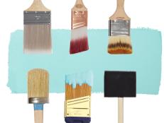 types of paint brushes