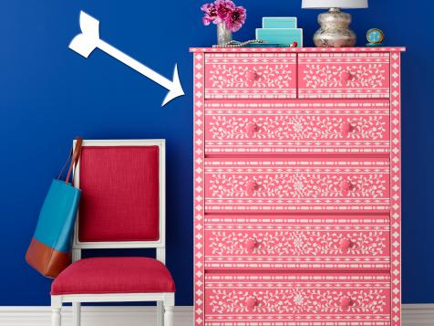 How to Paint a Dresser With Stencils