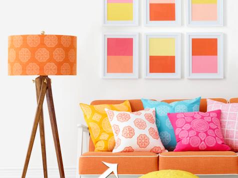 How to Paint Patterns on Pillows