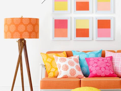 How to Paint Color-Blocked Wall Art