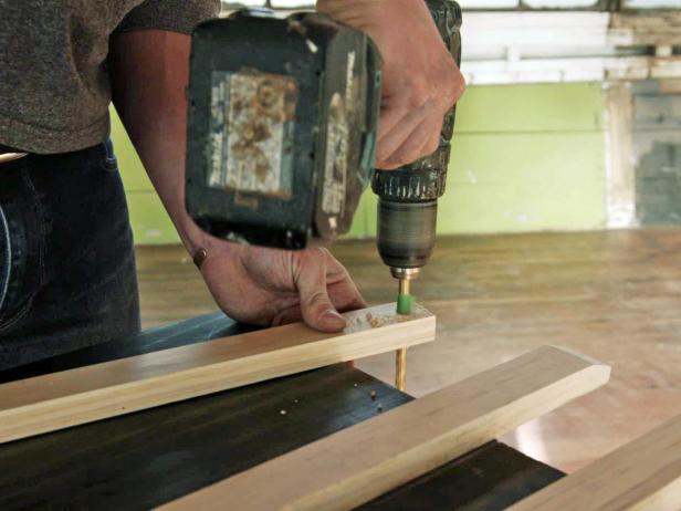 Make a rustic, modern floor lamp using pine lumber.