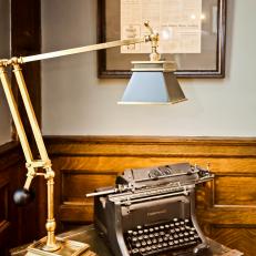 Rehab Addict: Vintage Touches Decorate the Home Office 